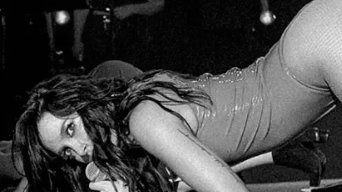 Oriana, muy 'provocativa' en su show.