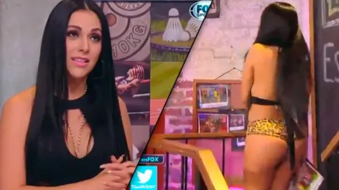 DJ Rossana apostó por Chivas, ganó Pumas y debió salir en traje de baño