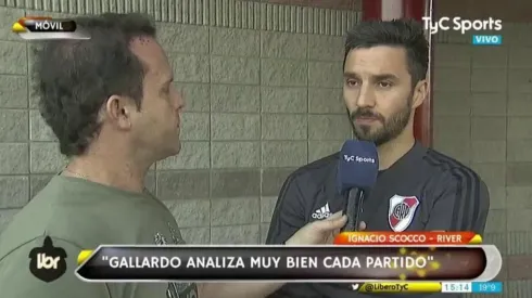 A Scocco le preguntaron por una final River contra Boca en la Libertadores y el delantero se achicó