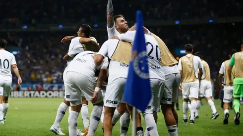 Foto del encuentro entre Boca y Cruzeiro.