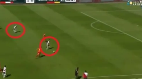 Asistencia de Scocco y gol de Borré.