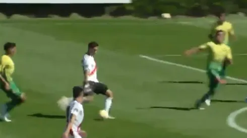 La figura que sorprendió y captó todos los focos en el partido de la reserva de River