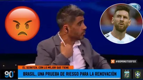 Al Negro Bulos le preguntaron si "Messi fracasó en la Selección" y lo destruyó