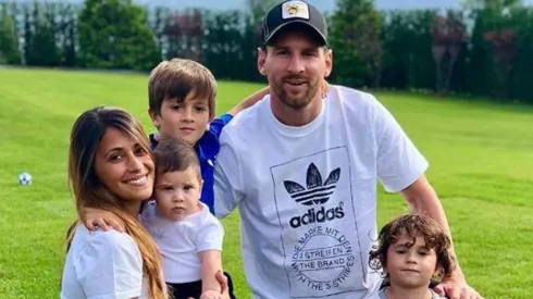 La tierna foto que subió Antonella Roccuzzo de Messi en Instagram