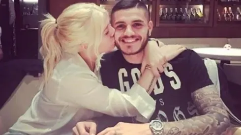 Wanda Nara y Mauro Icardi, juntos.