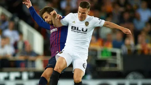 Gerard Piqué en la victoria sobre Sevilla.