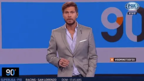 Foto de Vignolo, conductor de Fox Sports.