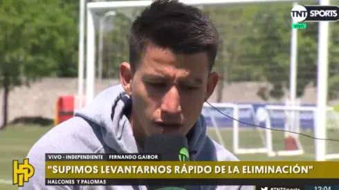 Foto de Gaibor, jugador de Independiente.