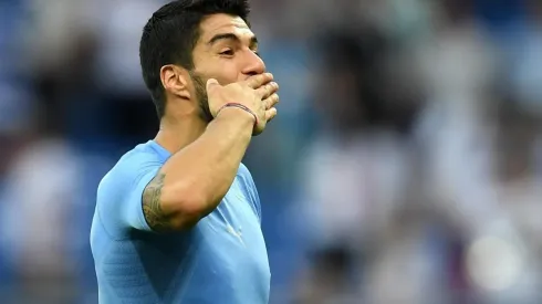 Alegría total para Luis Suárez.
