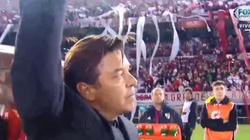 Espectacular: el recibimiento de River que emocionó a Gallardo
