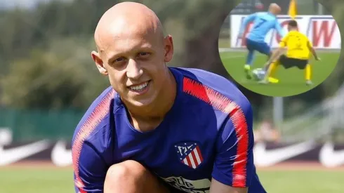 Lo amamos: el Benjamin Button del Atlético Madrid metió el caño de la semana
