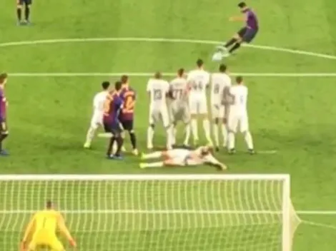 Barrera en modo Dios: la increíble forma de un jugador del Inter para evitar el gol de Suárez