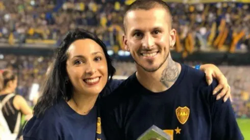 No la dejes ir, Pipa: el mensaje de su mujer que Benedetto leyó en el entretiempo