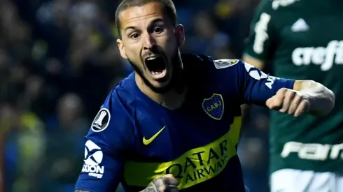 Darío Benedetto frente a Palmeiras.