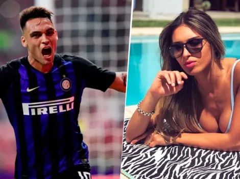 Casi como Icardi y Wanda Nara: la fotito que subió la novia de Lautaro Martínez a Instagram