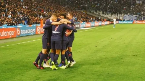 Paris Saint-Germain festeja en Marsella.