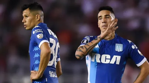 Foto de Ricardo Centurión en el Monumental.