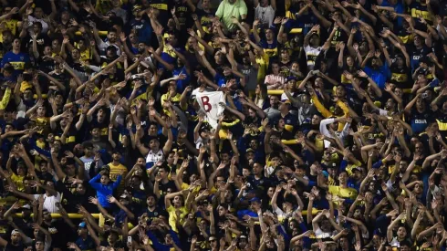 Foto de los hinchas de Boca en la Bombonera.
