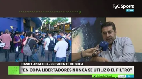 Angelici aprovechó la polémica venta de entradas para reclarmarle algo a los hinchas de Boca