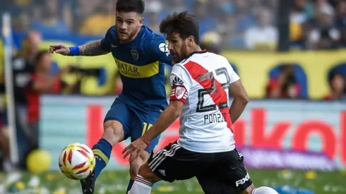 Boca y River en el último Superclásico.