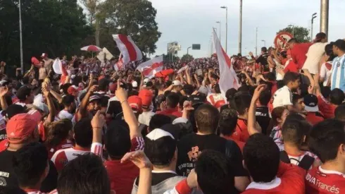 La pasión de los hinchas de River.
