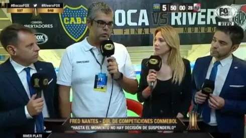 Director de Competiciones de CONMEBOL: "El partido entre Boca y River no sufre ninguna modificación"