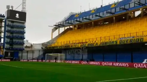 La Bombonera empieza a tomar color.