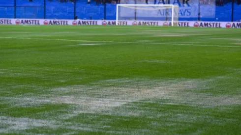 El campo de juego de la Bombonera.