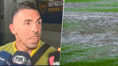 Él quería jugar sí o sí: Tevez dijo que la cancha estaba para jugar