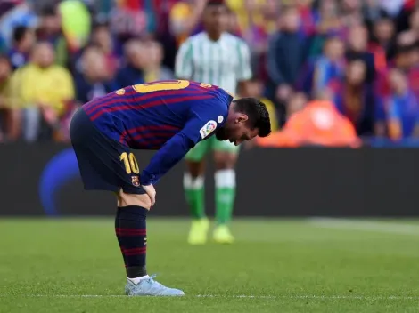 Messi hizo todo lo posible para salvarlo pero el Barcelona se hundió solo y perdió ante el Betis