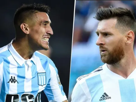 La novia de Centurión lo filmó imitando a Lionel Messi y estalló las redes sociales
