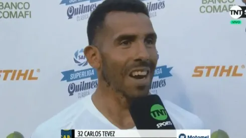 Apenas terminó el partido, Tevez dejó en claro que quiere jugar contra River sí o sí