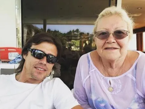 Almeyda le deseó feliz cumpleaños a la madre y los hinchas estallaron agradeciéndole a ella por tenerlo