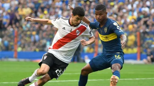 Wilmar en el último Superclásico.