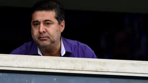 Angelici en el palco de Boca.