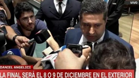 Angelici: "En el día de la fecha no aceptamos jugar ningún partido"