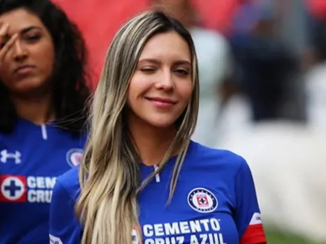 Male Azul festejó con todo la victoria del Cruz Azul