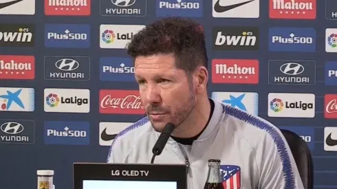 Harto como todos: Simeone ya no quiere decir más nada del River-Boca