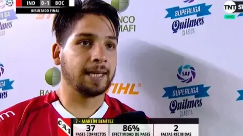 Benitez tras el partido.