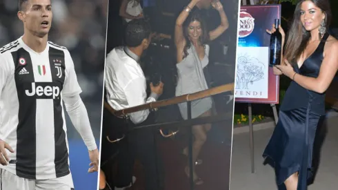 Foto de Cristiano Ronaldo con la mujer.