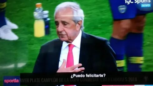 Salió a la luz: esto le dijo D'Onofrio a Benedetto cuando fue a felicitarlo