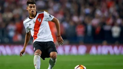Exequiel Palacios en la final de la Copa Libertadores