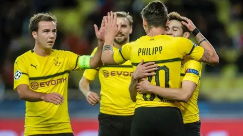 El festejo de Borussia Dortmund.