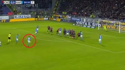 Magia de Milik para la victoria de Napoli.