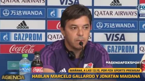 Gallardo contó cual es la diferencia del River que jugó en Japón en 2015 y el de ahora