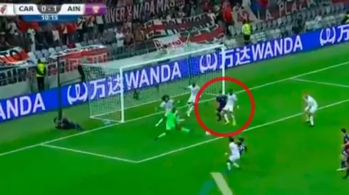 Foto del Gol de Borré ante Al Ain.