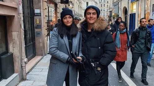 Foto de Oriana Sabatini con Paulo Dybala.
