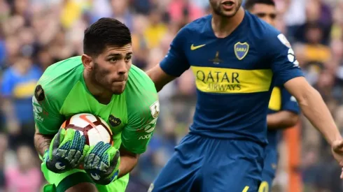 Foto de Agustín Rossi, arquero de Boca.