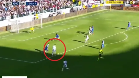Cristiano controló perfecto, enganchó y clavó un golazo para Juventus