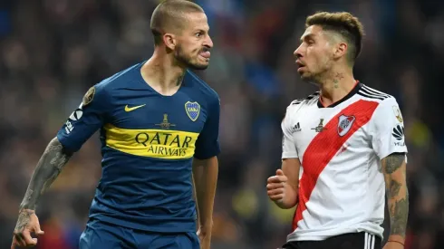 Foto de Montiel y Dario Benedetto.